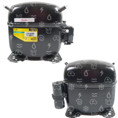 kompresor SECOP / DANFOSS SC18GX, LBP/HBP - R134a, 220-240 V, 50 - 60 Hz